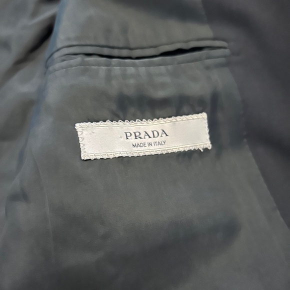 Prada Black Suit Jacket for Men Size 50R Designer ~ Luxury ~ Italian! - Picture 7 of 10